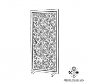  Traditional decorative panel PD136 S